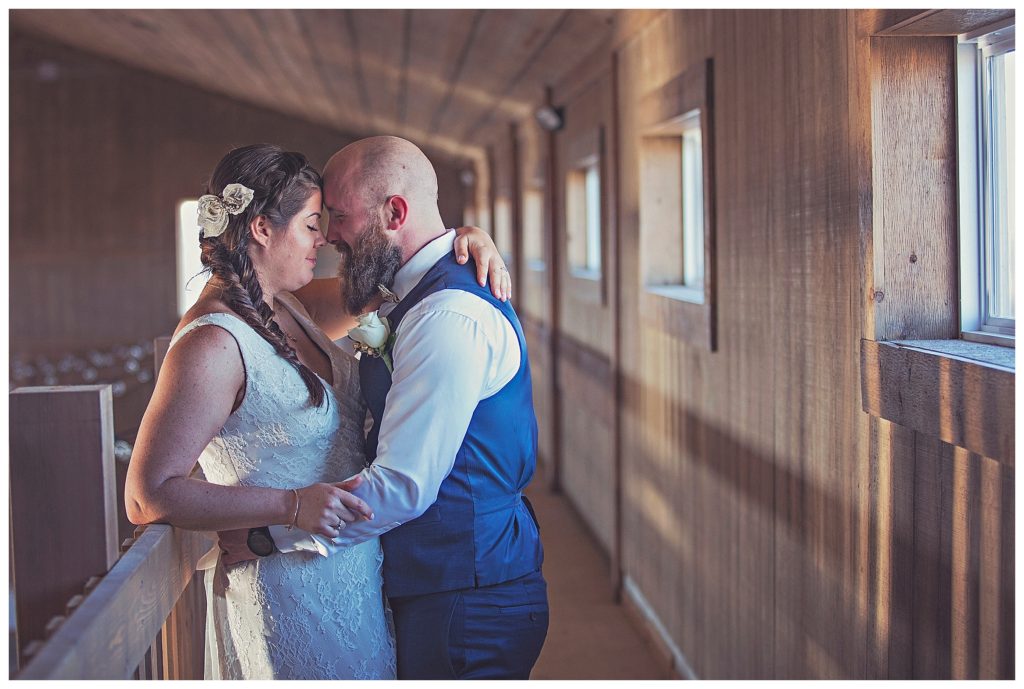 bridal and groom formals on wedding day
