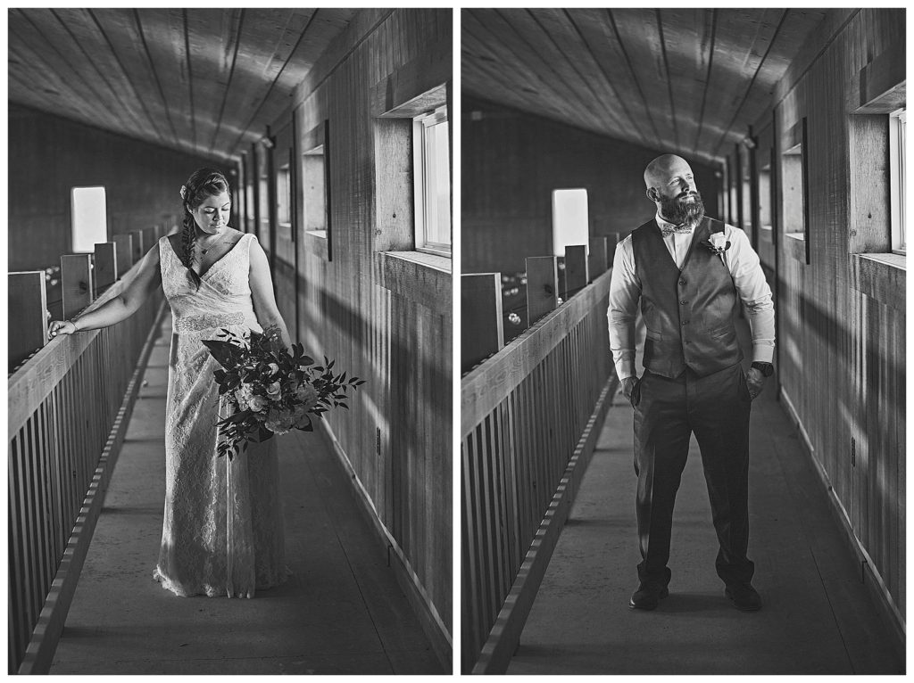 bride and groom photos on wedding day