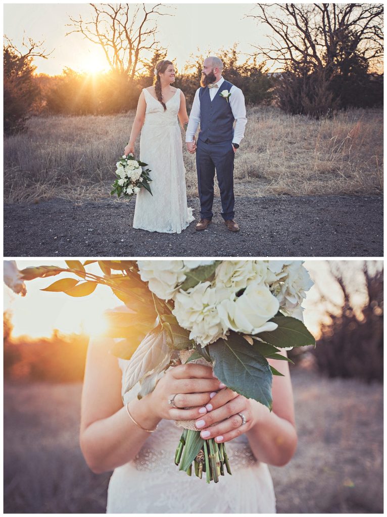 bride and groom photos on wedding day