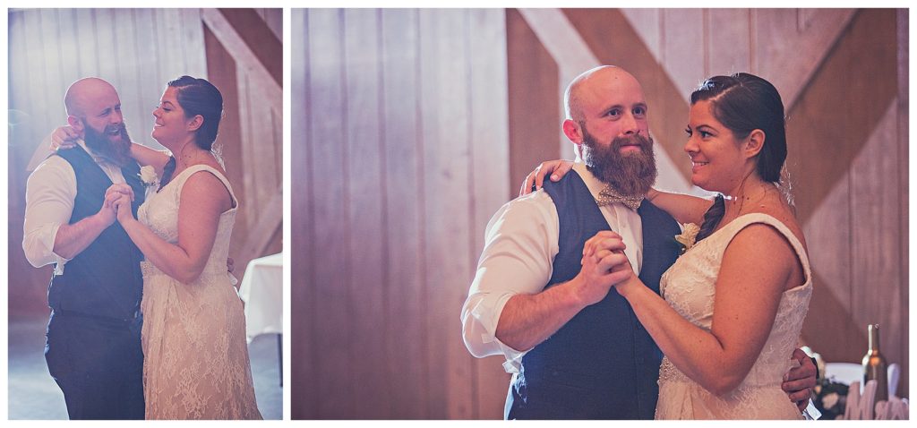 First dance with bride and groom