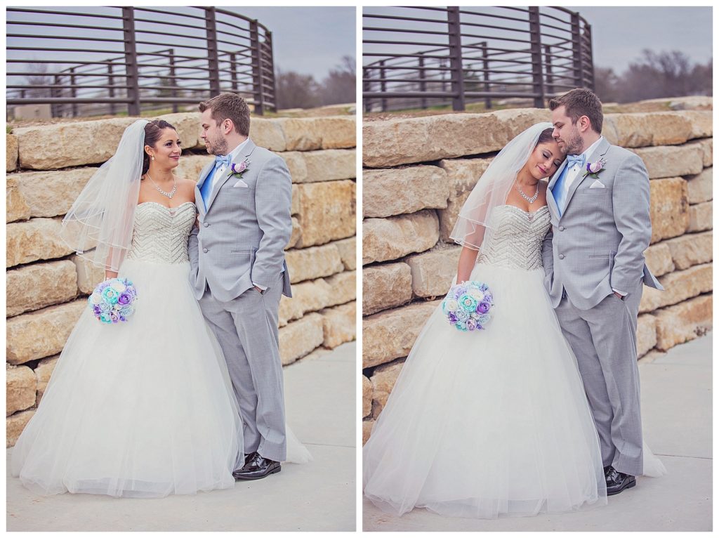 bride and groom formals