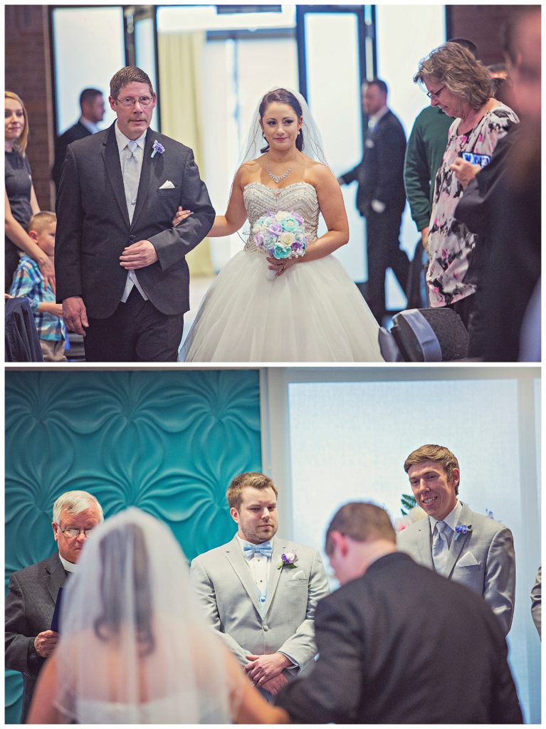 the begging of a ceremony