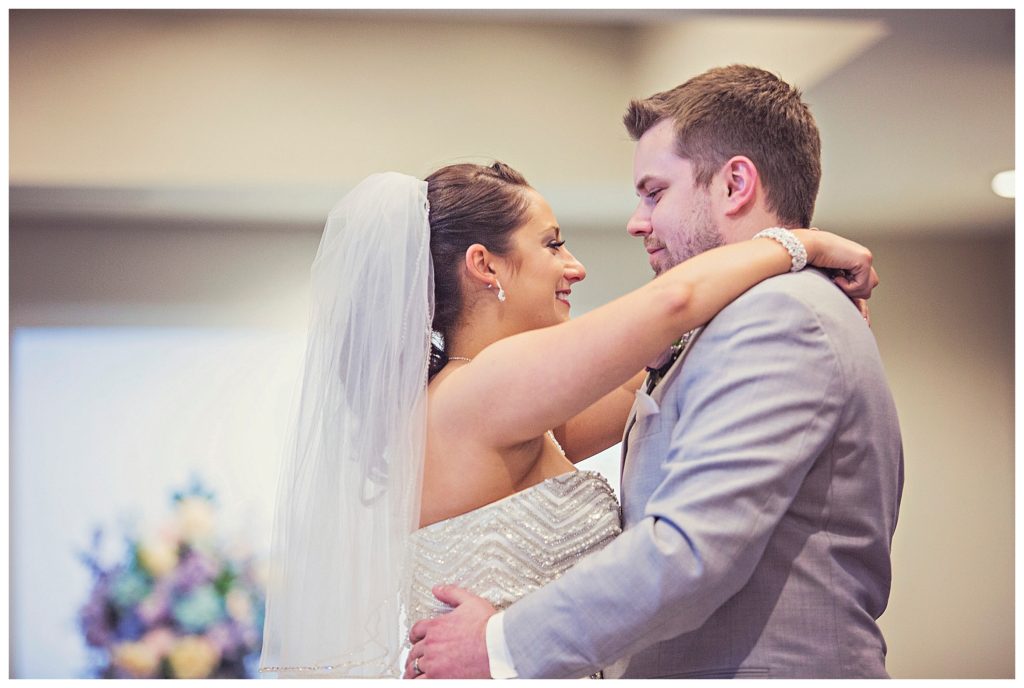 bride and groom's first dance