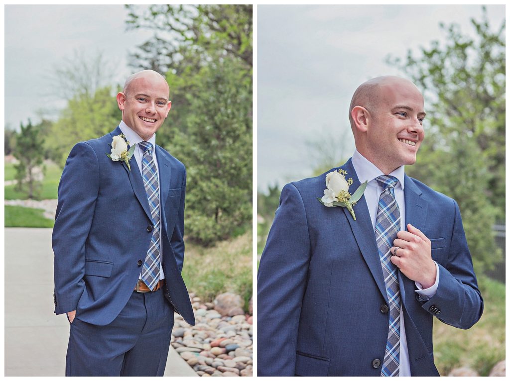 groom's single shots before the wedding