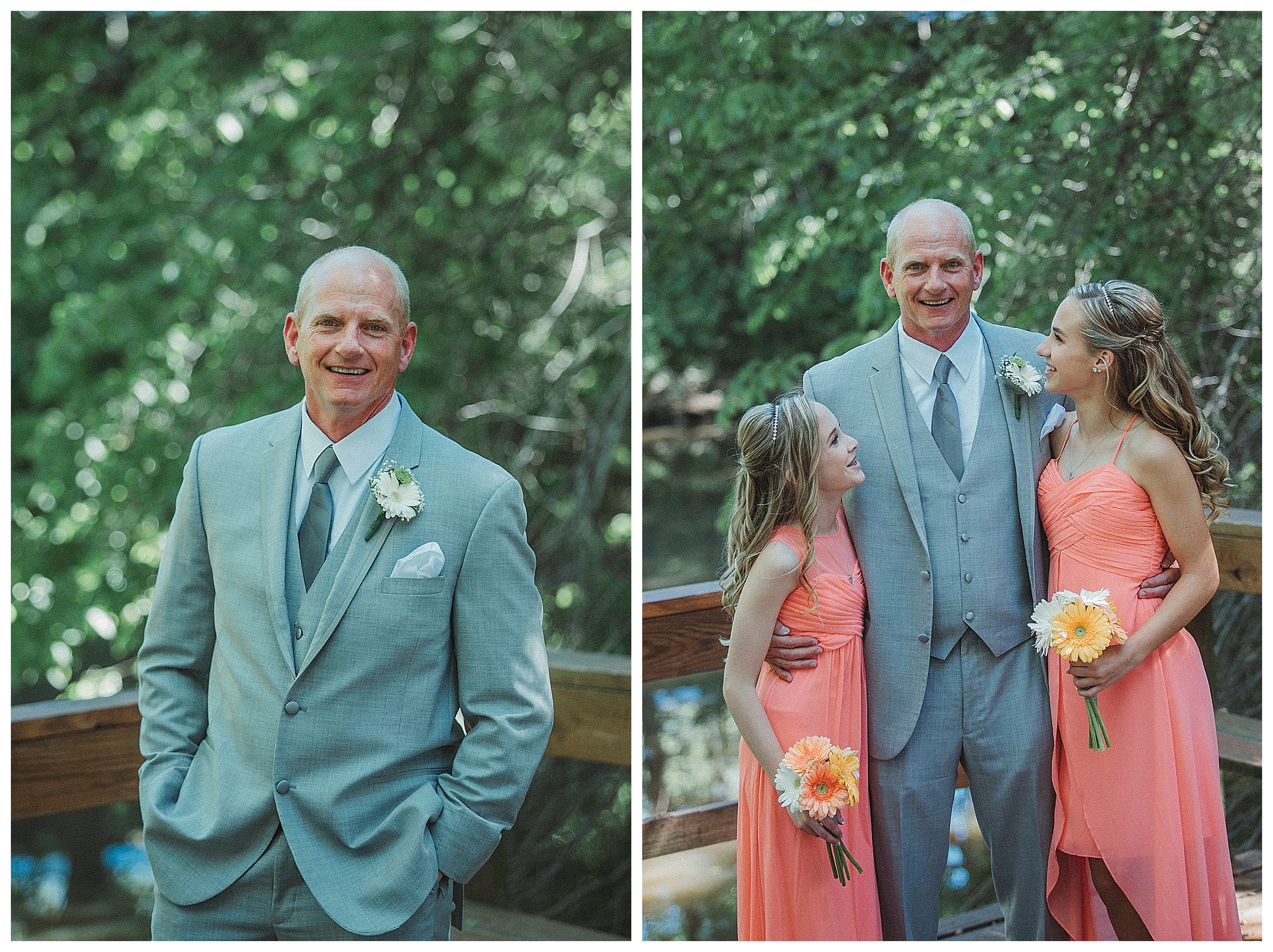 groom with his step-daughters