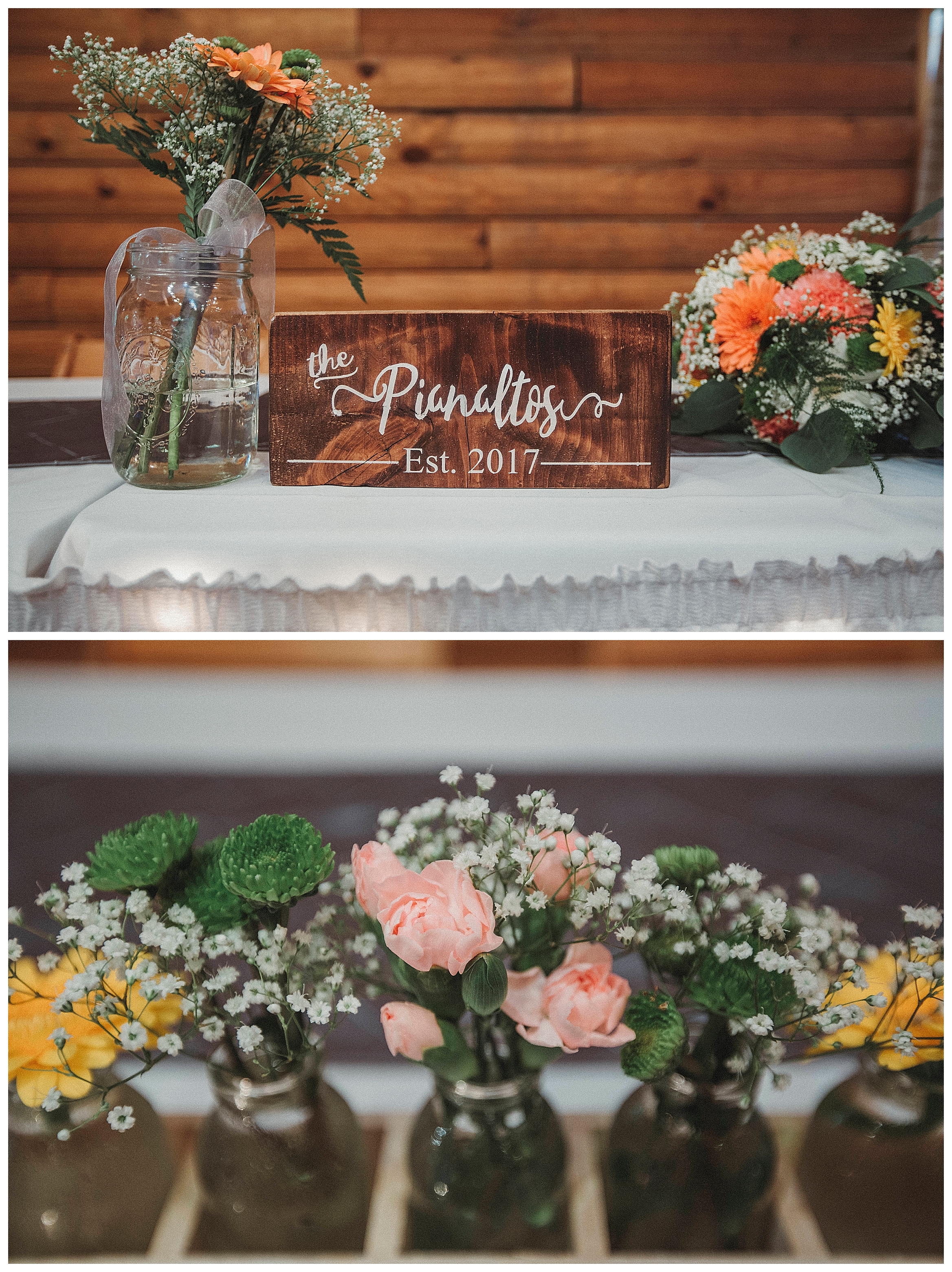 reception table decorations