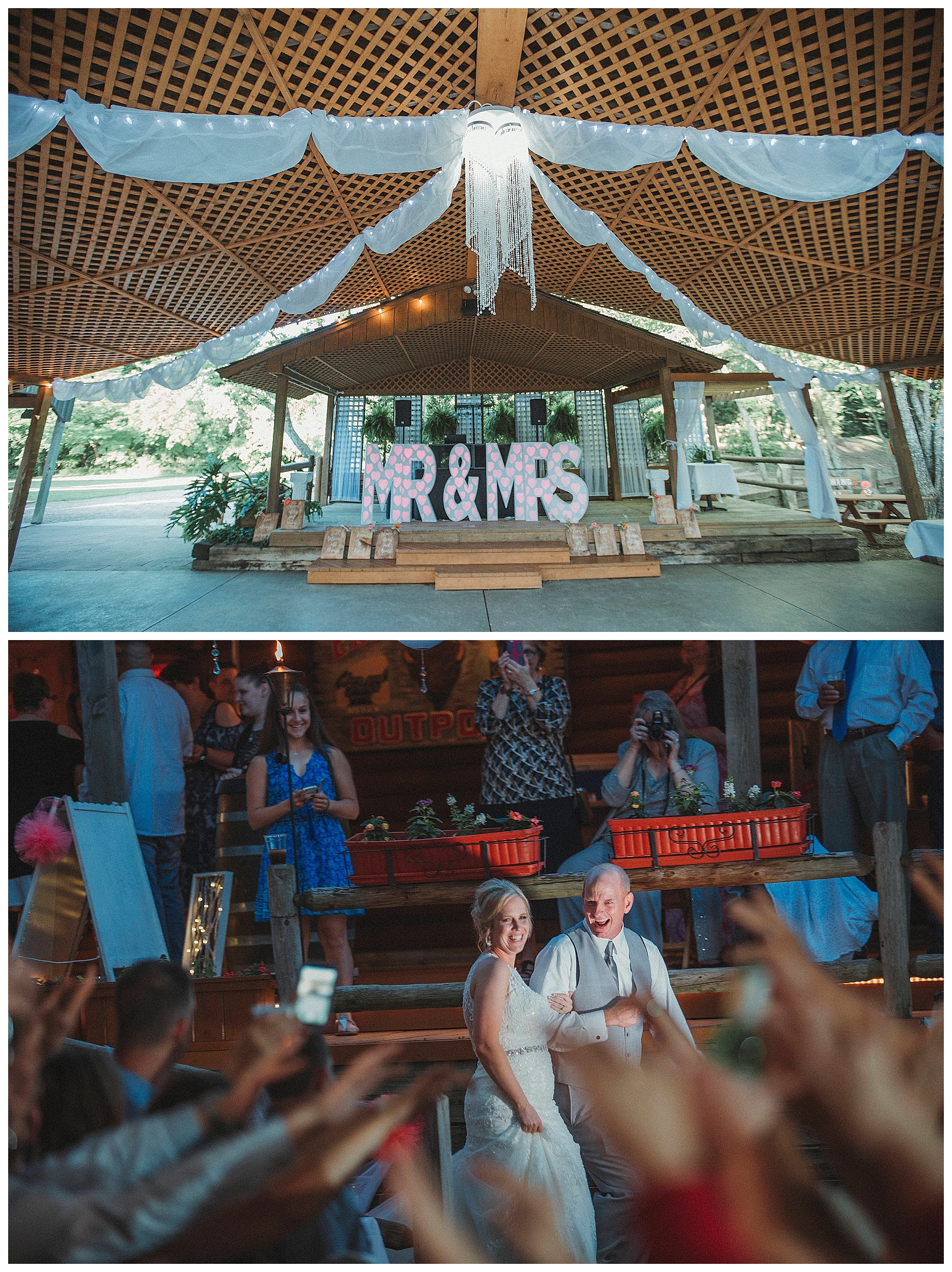 reception venue at Eberly Farms