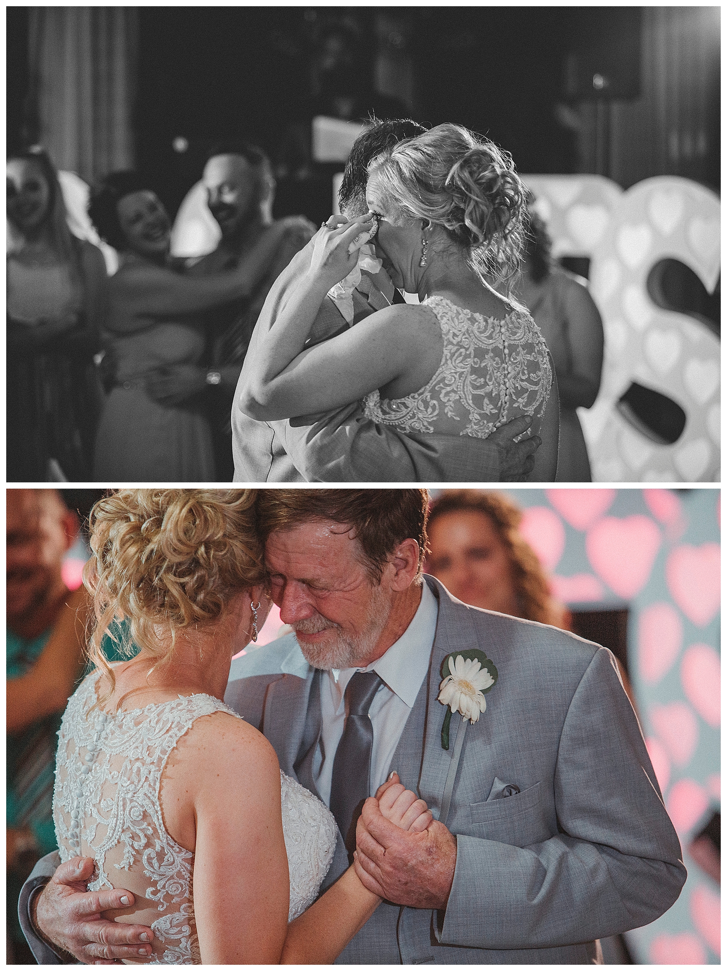 father dancing with his daughter at wedding