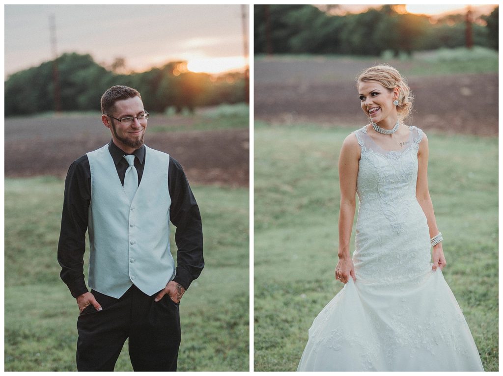 singles of bride and groom