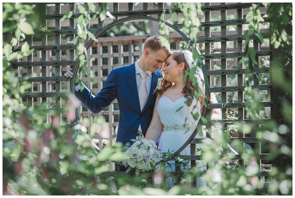groom with his bride