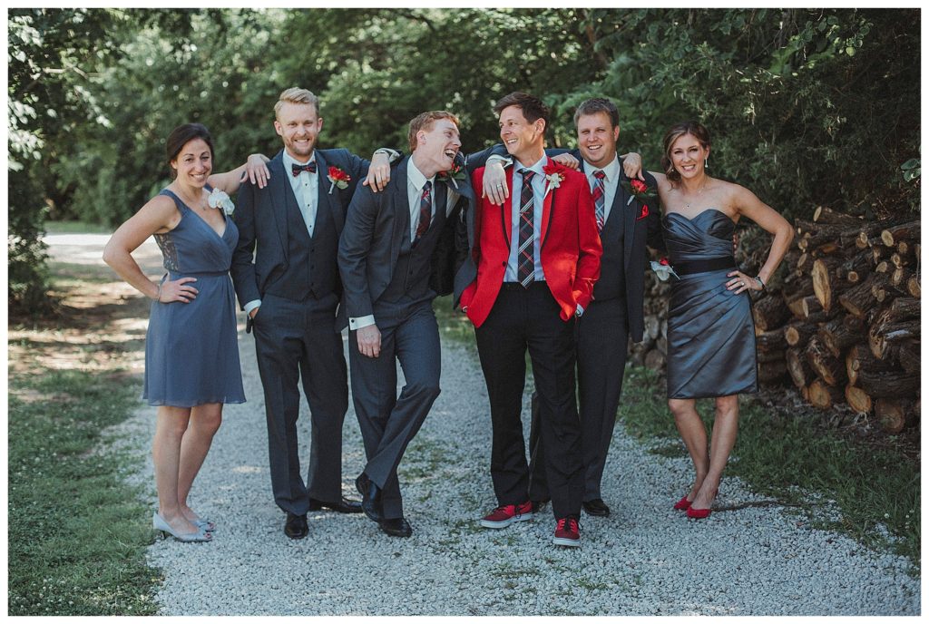 groom with his friends