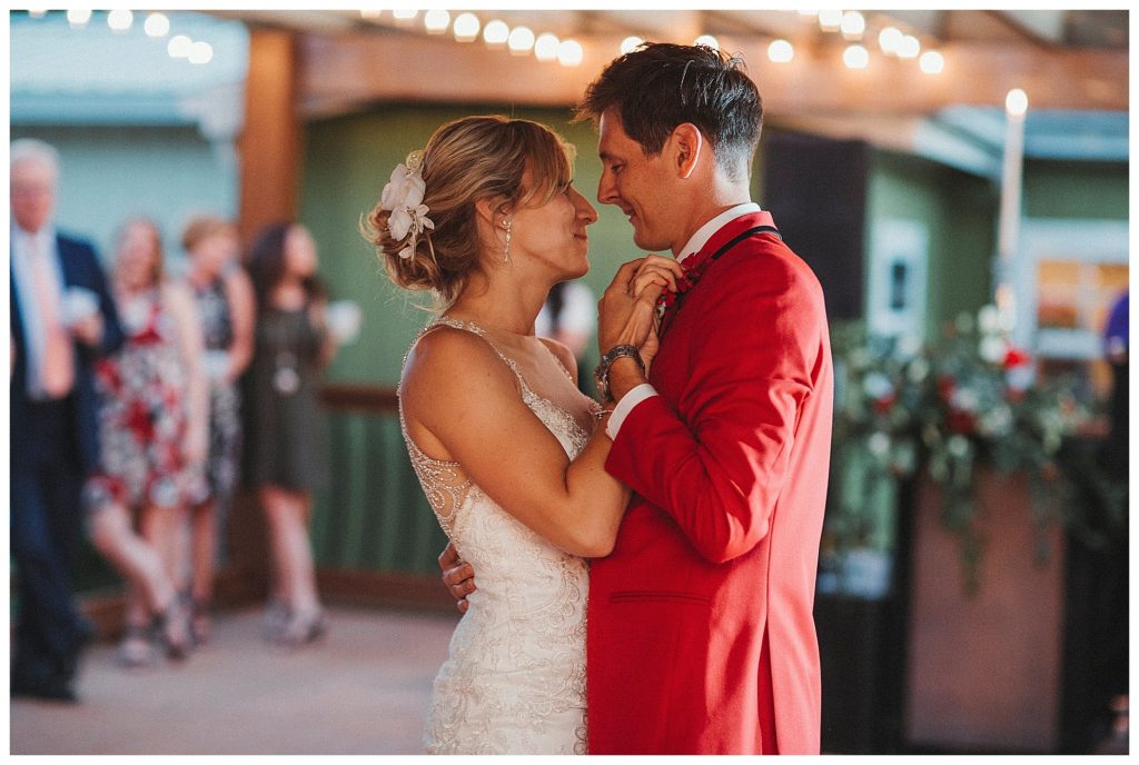 groom dancing with his bride