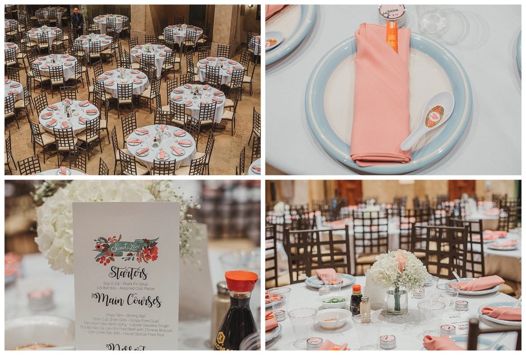 reception decor for Vietnamese wedding