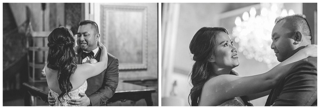 couple dancing at their wedding