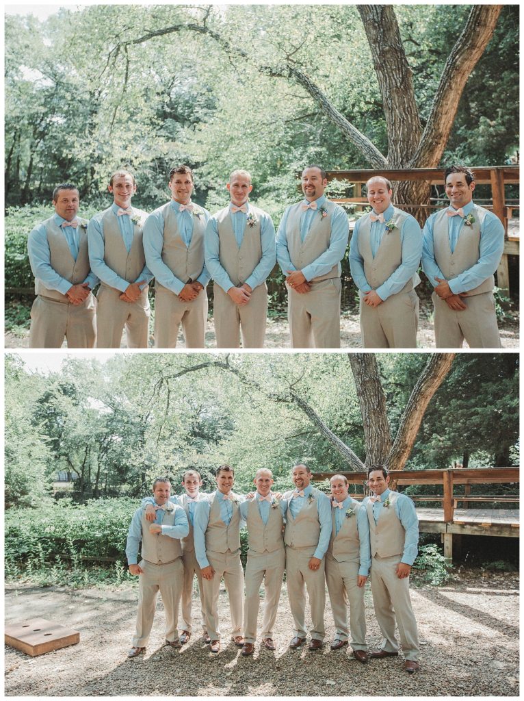 groom with his groomsmen