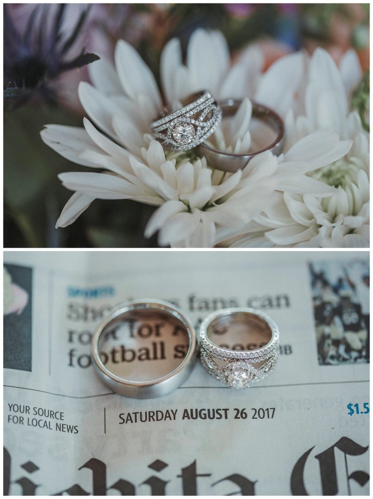 details of wedding rings