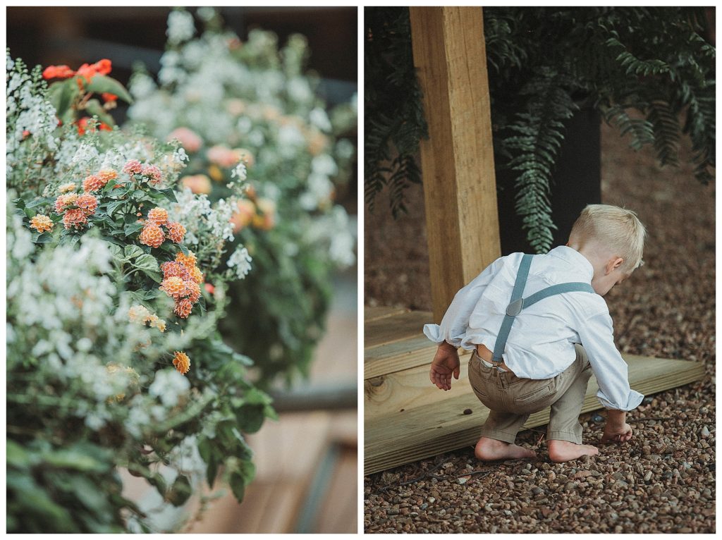 ring bearing playing in rocks
