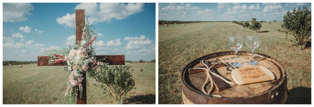 outdoor ceremony decor