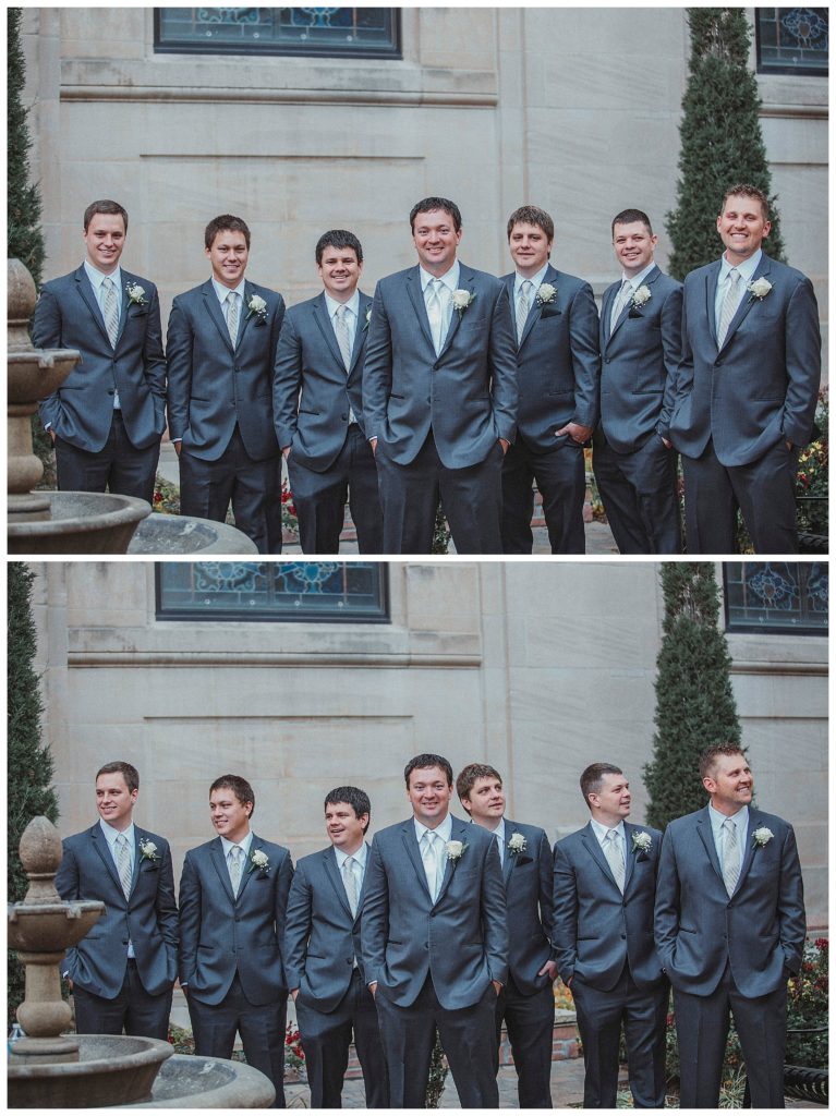 groom with his groomsmen
