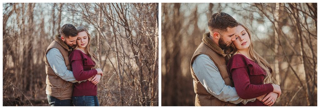 couple holding each other