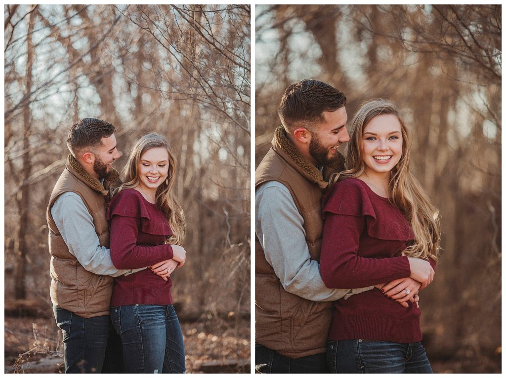 couple holding each other