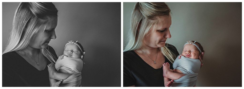 newborn girl with first time parents