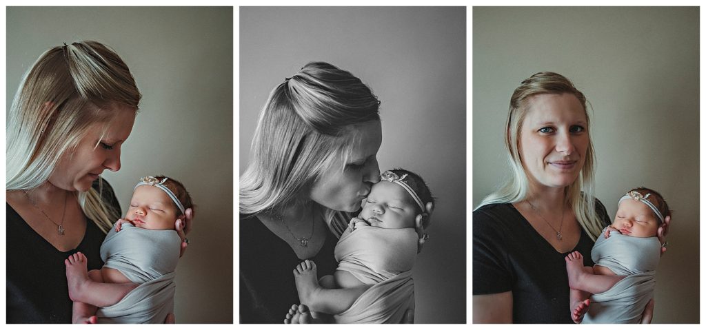 newborn girl with first time parents