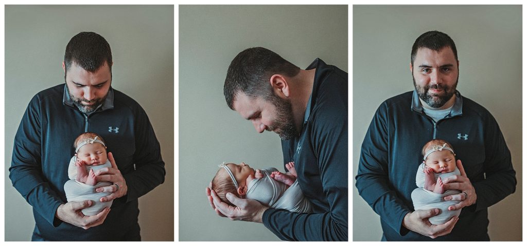 newborn girl with first time parents