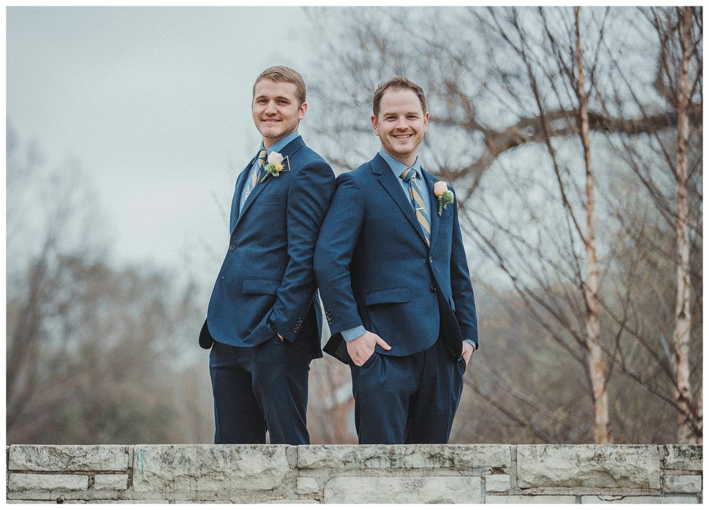 groom with his best man